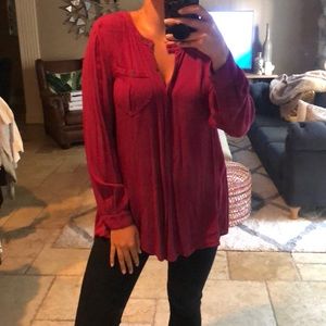 Fuchsia Free People shirt